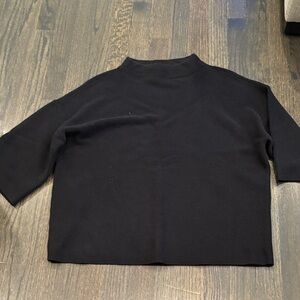 Ann Taylor Factory Black Turtleneck Sweater